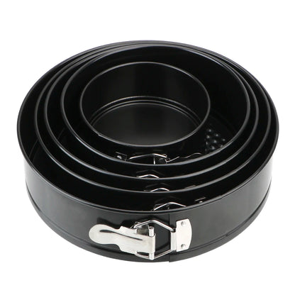 Molde Redondo Antiadherente Metal para Torta/Pastel con Fondo Removible Accesorio Cocina Repostería