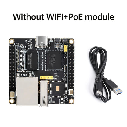 Placa Desarrollo Luckfox Lyra Ultra W (RK3506B, 8GB eMMC, WiFi6/PoE, Audio, DisplayPort, Linux)