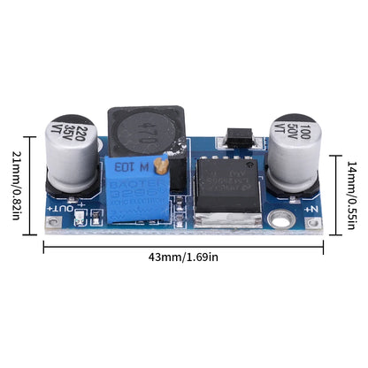 Lote 1/10 Pcs Módulo Convertidor Buck LM2596 DC-DC 3A Ajustable Step-Down 24V/12V/5V/3V