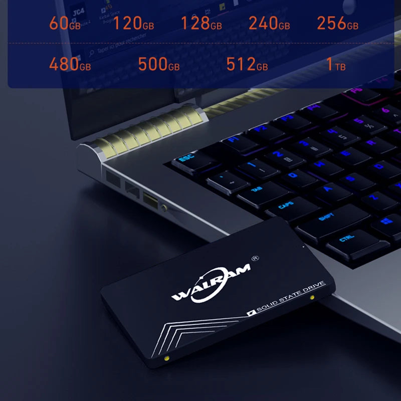 Disco Estado Sólido (SSD) Walram SATA3 240GB para Laptop/Desktop