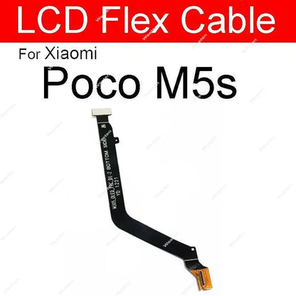 For Xiaomi Poco X4 Pro 5G Poco X4 F4 GT M4 Pro 4G 5G M5s X5 Pro Motherboard LCD Display Connector Flex Cable Replacement Parts