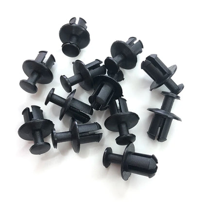 Clips Retenedores Remache Cubierta Ventilador para BMW E30/E31/E32/E34/E36/E38/E39/E46/E53 X5 (Ref. 17111712963) (20 Unidades) (Nota: Verificación producto basado en handle)