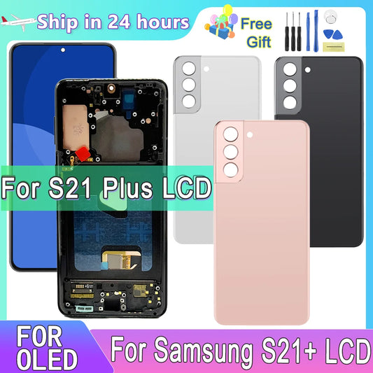 Pantalla OLED 6.67'' con Marco para Samsung Galaxy S21 Plus 5G (Digitalizador Táctil)