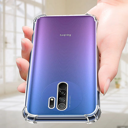 Funda Carcasa Teléfono Silicona Suave Transparente Anti-Golpes para Xiaomi Redmi 8/8A/9A/9C NFC/9AT / Note 8/8T/9 Pro Max/9T