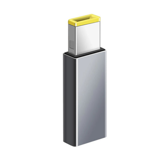 Adaptador Convertidor USB-C Hembra PD a Plug Cuadrado (Slim Tip) para Laptop Lenovo