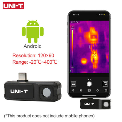 Termógrafo Infrarrojo Móvil UNI-T UTi120 / UTi120MS USB para Celular - Cámara Térmica Reparación