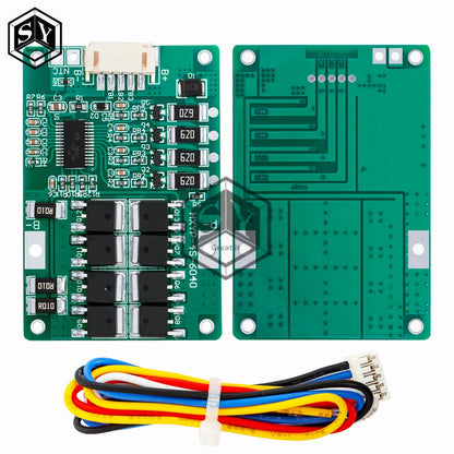 4S 3.2V/3.7V 18650 20A Lifepo4 Battery Balanced BMS board with balanced With cable