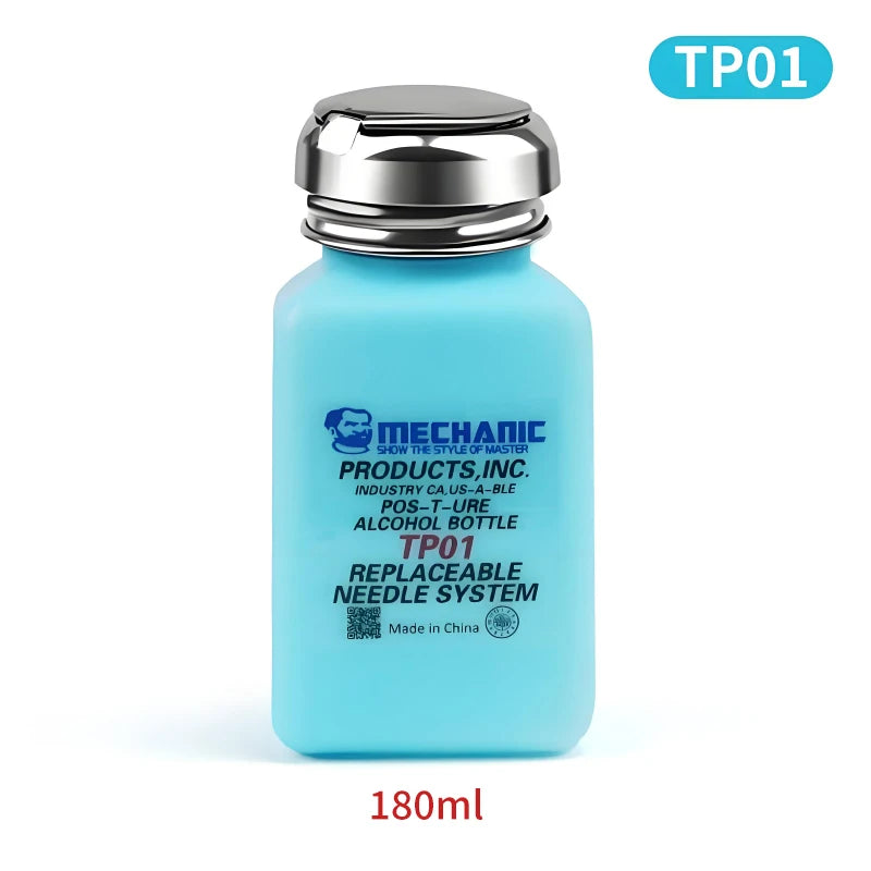 MECHANIC TZ01 TP01 Anti-static Alcohol Bottle for Motherboard Cleaning Industrial Stainless Steel Solution Dispenser
