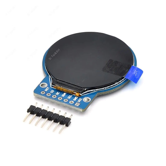 Módulo Display Pantalla Redonda TFT LCD 1.28" RGB 240x240 Driver GC9A01 SPI PCB Arduino