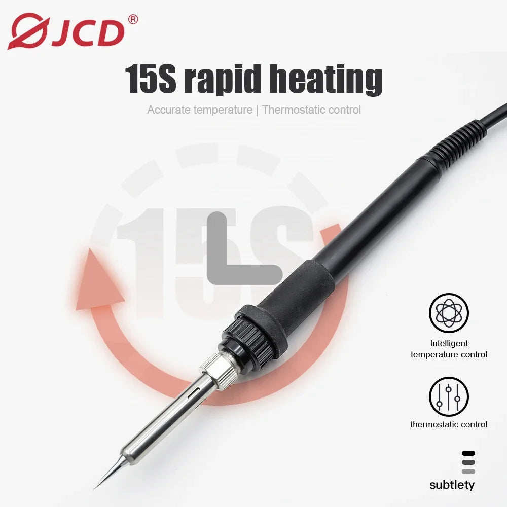JCD 8586D Soldering Station 2 IN 1 750W Hot Air Gun LCD Dual Digital Display Electric Soldering Iron SMD Welding Rework Station