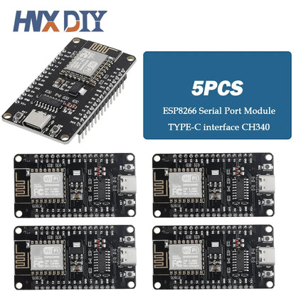 Lote 1-10 Pcs Placa Desarrollo NodeMCU Lua V3 ESP8266 WiFi IoT Interface USB-C CH340