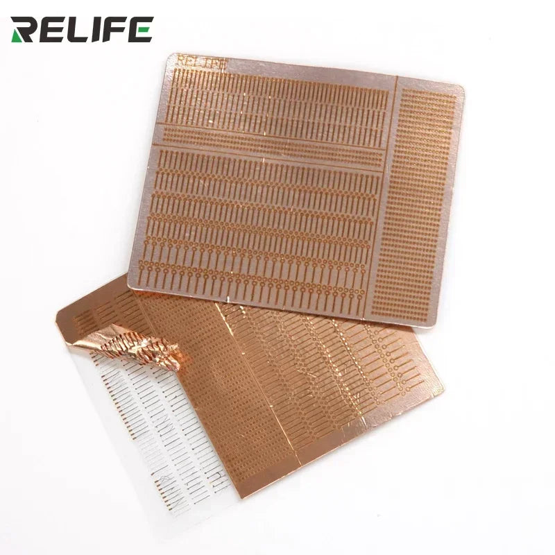 Set Puntos Reparación Soldadura RELIFE RL-007GA (Rápido, Sin Bucle) para Pads Teléfono Diferentes Tamaños