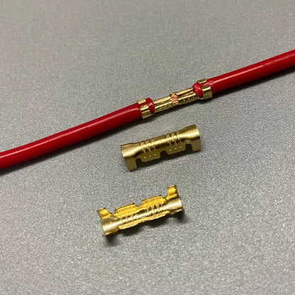 Conector Terminal Rápido Forma U 453 (Diente Pequeño, Fascia) para Cable 0.5-1.5mm² (50 Unidades)
