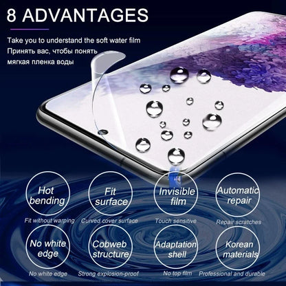 Film Hidrogel Protector Pantalla para Samsung Galaxy S8-S10 Plus/FE / S20-S24 Ultra / Note 9/10/20 Plus (5 Unidades)