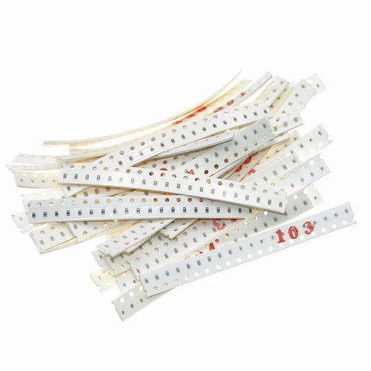 Kit Surtido Capacitor SMD 0603 (1pF-10uF, 36 Valores x 20 Unidades) - Pack 720 Piezas