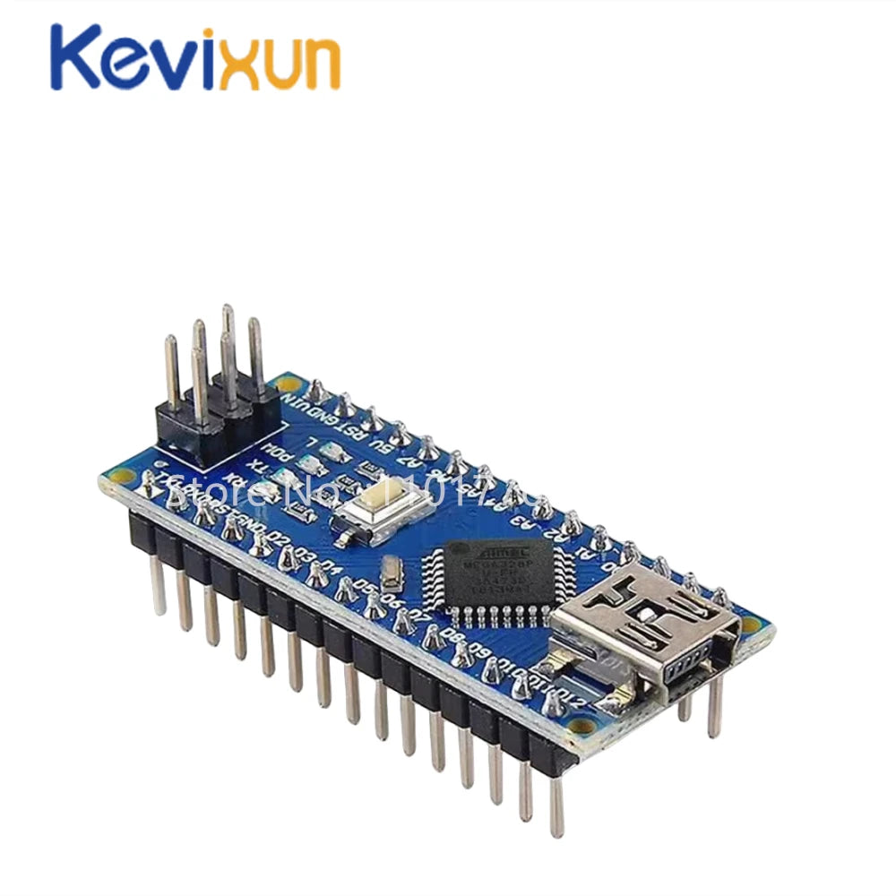 Placa Nano 3.0 (ATMEGA328P, 16MHz, CH340) con Bootloader (Puerto Mini/Tipo C/Micro USB) compatible Arduino