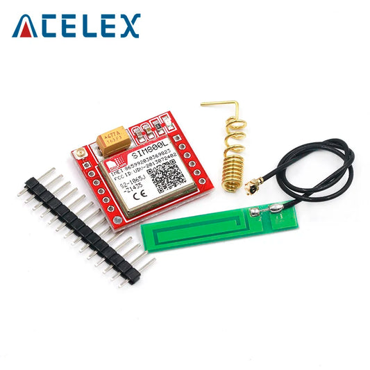 Módulo GSM/GPRS SIM800L (MicroSIM, Quad-Band, Serial TTL) Placa Core Pequeña