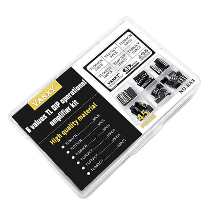 Kit 6 Valores Amplificadores Operacionales DIP (TL064CN, TL074CN, TL084CN, TL062CP, TL072CP, TL082CP)