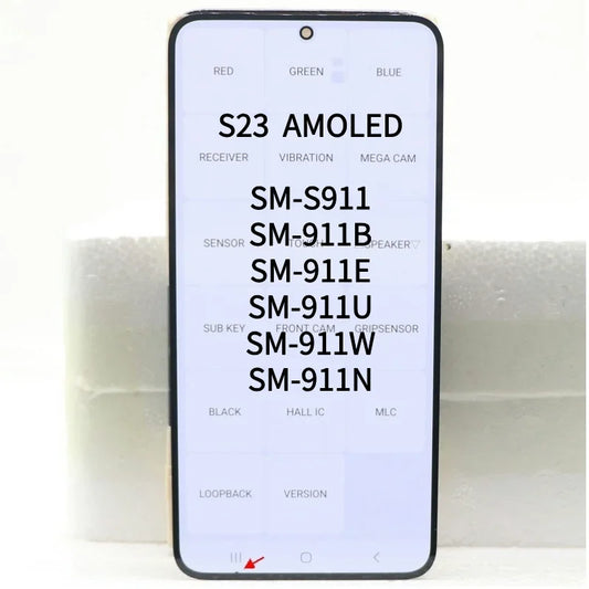 Pantalla Super AMOLED con Digitalizador Táctil para Samsung Galaxy S23 5G (S911F/S911U/S911B/DS) (Con Defecto Estético)