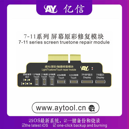 AY A108 BOX Face ID Programmer For iPhone X-15 Pro Max Dot Matrix Projector Repair True Tone Fix Battery Health Data Change Tool