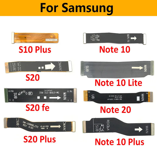 Cable Flex Conexión Múltiple (Puerto Carga, Placa Base, LCD) para Samsung Note 10 Lite/Note 20/S10 Plus/S20 FE (Nota: Verificar parte exacta)