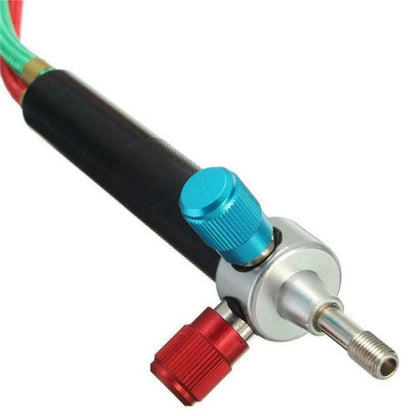 Mini Soplete Oxígeno para Fusión Gas Joyería/Platino/Acero Inoxidable (Kit Orfebrería, Soldadura Metal Acetileno/Butano)