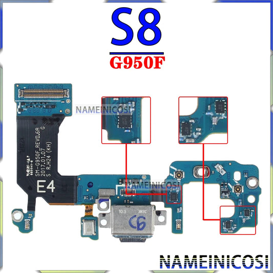 Placa Módulo Puerto Carga USB Dock para Samsung Galaxy S6/S7/S8/S9 Edge/Plus (G920/G925/G930/G950/G955/G960/G965 F/U)