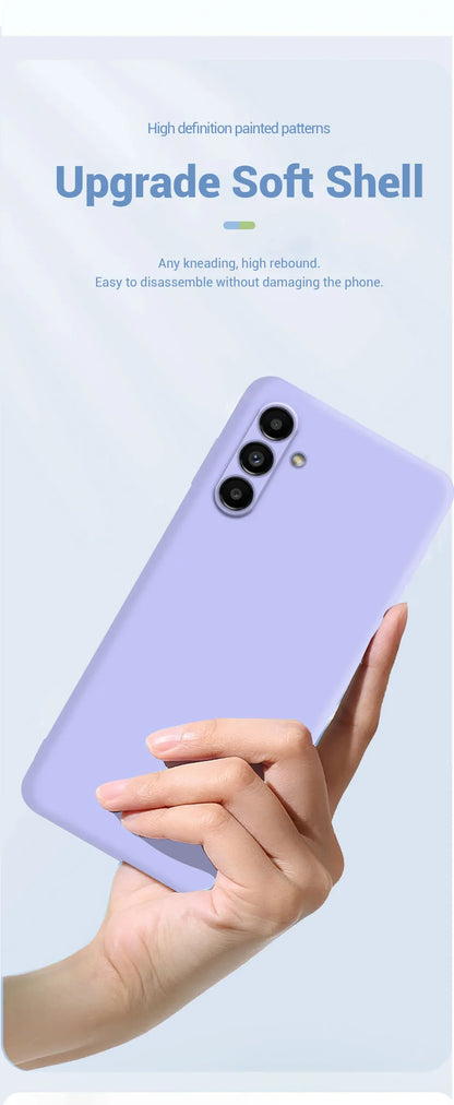 Funda Silicona Líquida Original Antichoque para Samsung Galaxy A05/A05S/A15/A25/A35/A55 (4G/5G)
