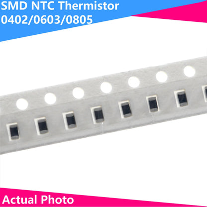 10PCS NTC SMD thermistor resistor 3950 0402 0603 0805 10K 15K 22K 33K 47K 50K 100K 1%