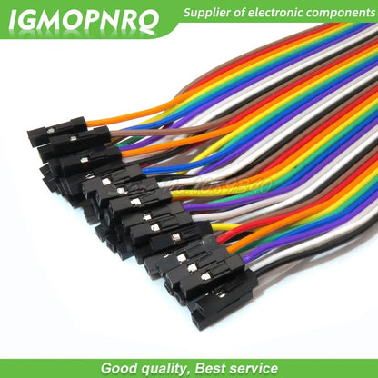 Cable Jumper Dupont (40/120 Unidades, 40 Pines, 20cm) Macho-Macho / Hembra-Hembra / Macho-Hembra para Arduino DIY Kit