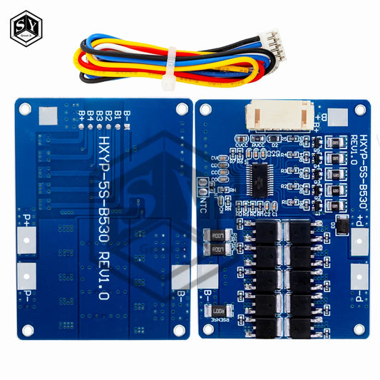 5S 18V 21V 30A 45A BMS Lithium Battery Charging Protection Board With NTC Resistors With Balance And NTC Temperature Protection