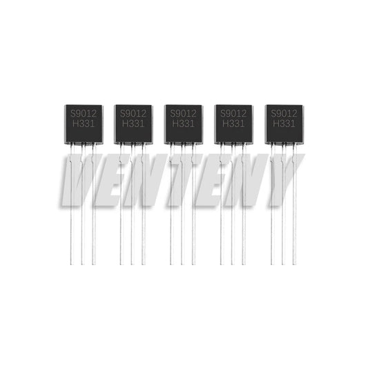 Kit Surtido Transistores BJT TO-92 - 10 Valores (A1015, BC327/337, C1815, S8050/8550, 2N2222/2907) (Total 200 Piezas)