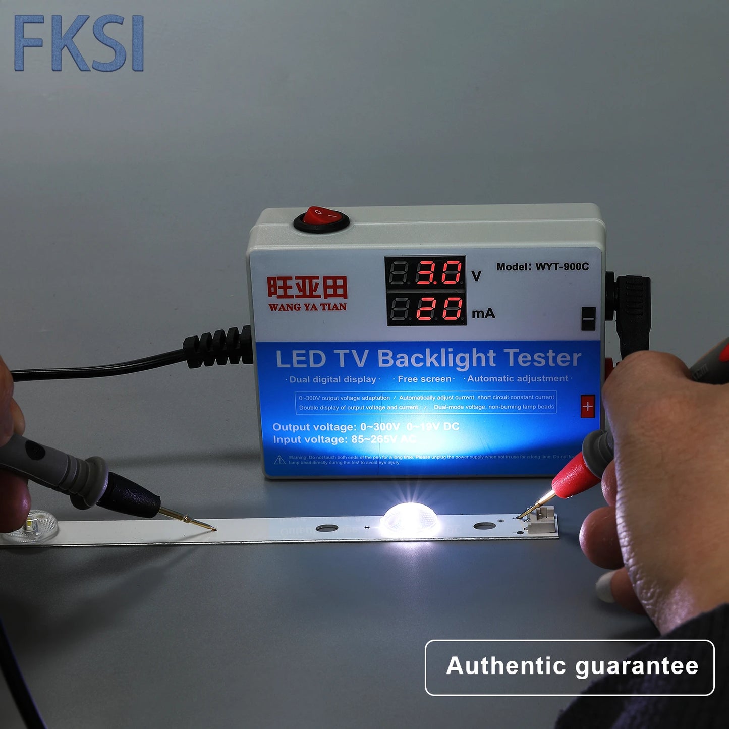 Tester Backlight Lámparas LED (0-300V) - Reparación Tiras LED Pantalla LCD + Palanca Regalo