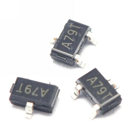 MOSFET Canal-P AO3407 (A79T) SMD SOT-23 -30V 4.3A - Lote 20 Piezas