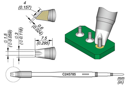 JBC Soldering Iron Tips  C245 Series 789/771/790 Lead Free Heating Original Welding Head Welding Supplies Repair Tool