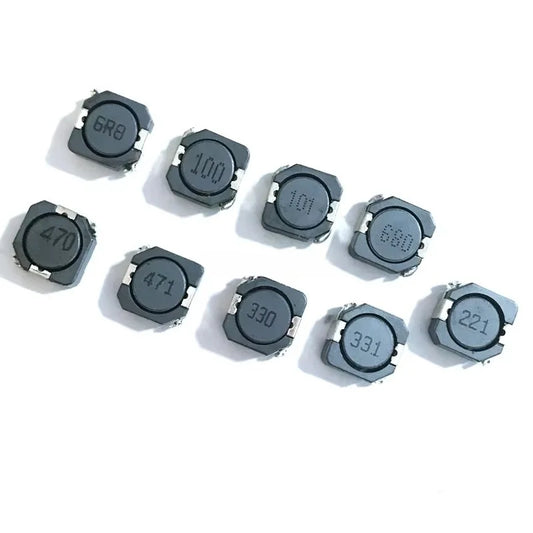 Inductores de Potencia SMD CDRH104R 10x10x4mm - Varios Valores (2.2uH a 330uH) - Lote 10 Piezas