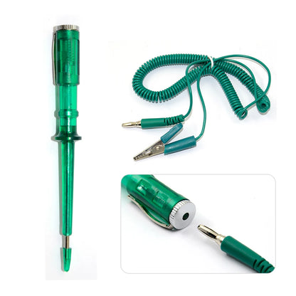 Pluma Tester Voltaje Circuito Universal Auto/Camión con Display Digital y Luz - Accesorio Reparación