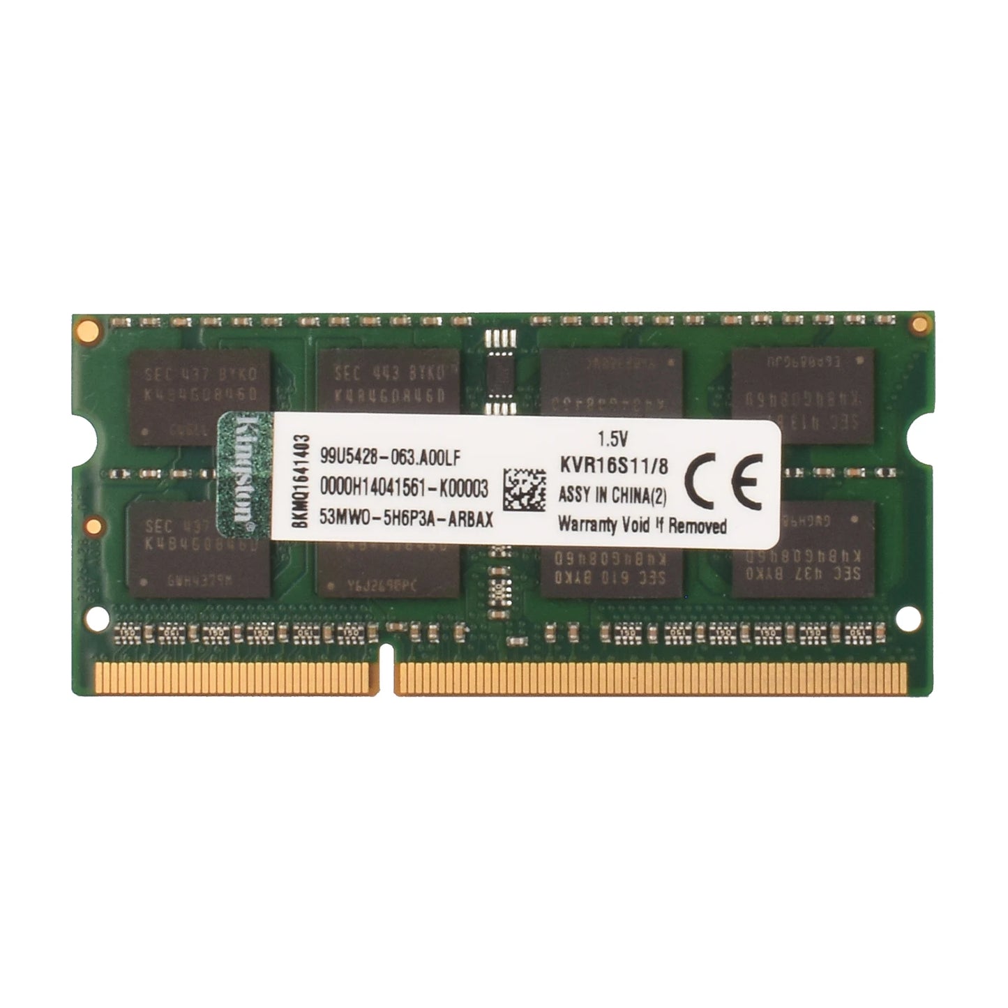Memoria RAM Kingston Laptop DDR3/DDR3L (4GB/8GB, 1066/1333/1600/1866MHz) SO-DIMM PC3-8500/10600/12800 Doble Canal Notebook