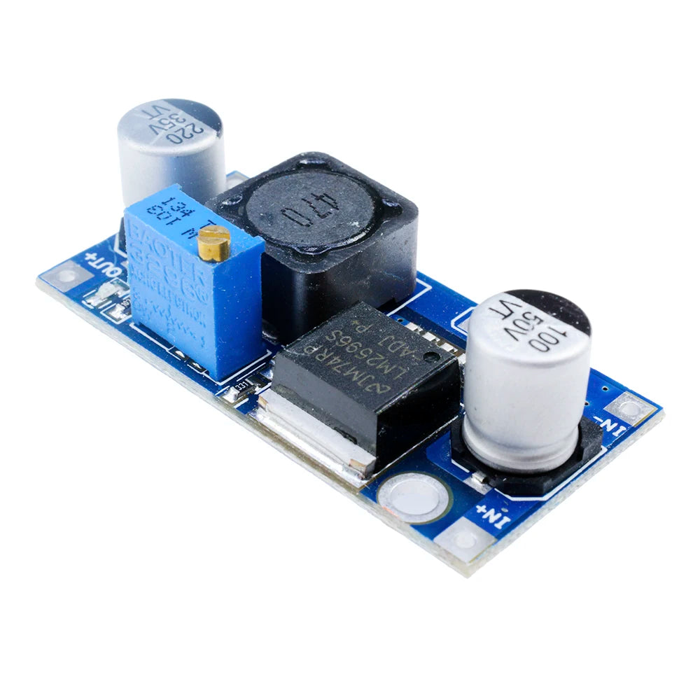 Módulo Convertidor Buck Ajustable LM2596 DC-DC 3.2V-35V a 1.25-35V Power Supply Step-Down