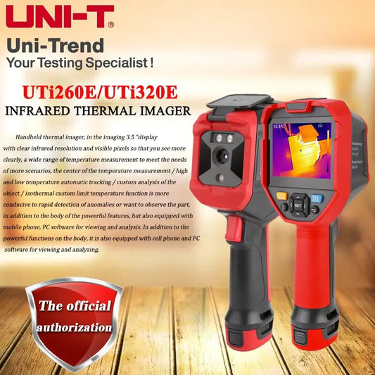 Cámara Termográfica Inteligente Portátil UNI-T UTi260E / UTi320E - Comunicación App Móvil/PC, Protección IP54