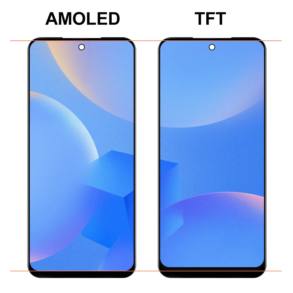 6.43"AMOLED Display For Xiaomi Note 10 4G LCD Display Touch Screen Digitizer Assembly For Redmi Note 10S M2101K7AI M2101K7BG