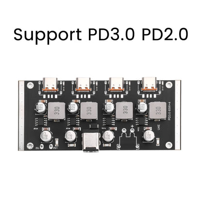 Módulo Adaptador Fuente PD 65W USB-C Soporta PD3.0/2.0, QC3.0/2.0, FCP, AFC Placa Circuito Cargador