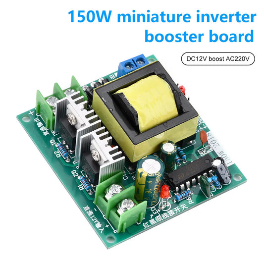 Módulo Inversor Boost DC 12V a AC 220V 150W Step-Up Regulador Voltaje