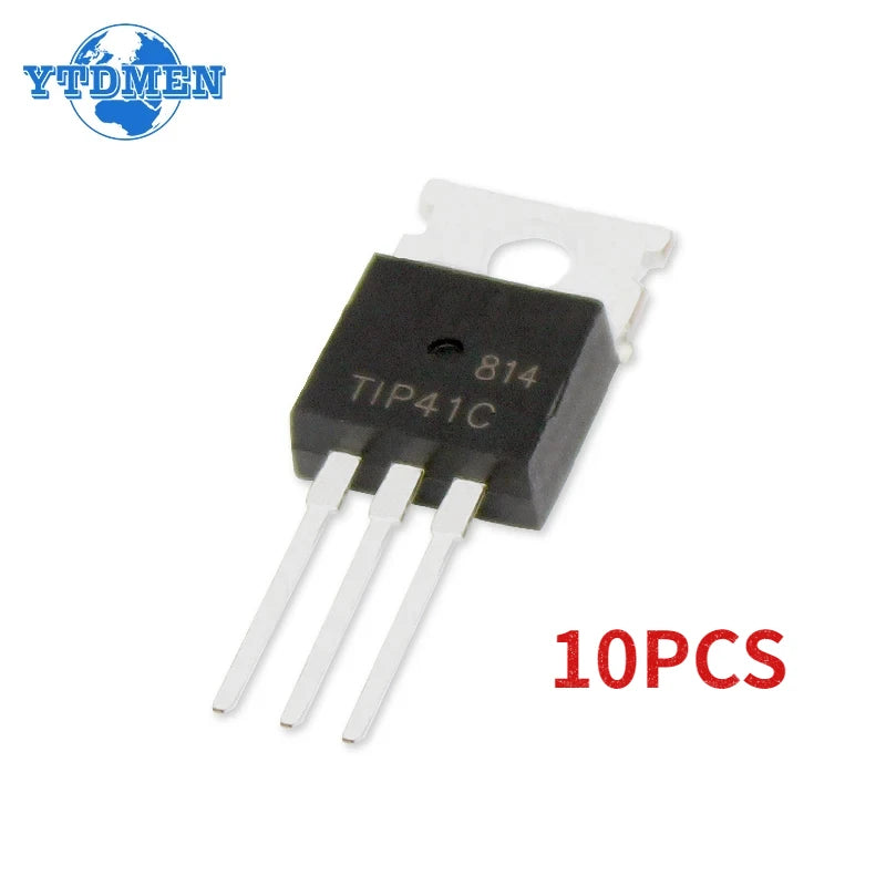 Transistor NPN TIP41C / PNP TIP42C TO-220 100V 6A - Lote 5/10 Piezas