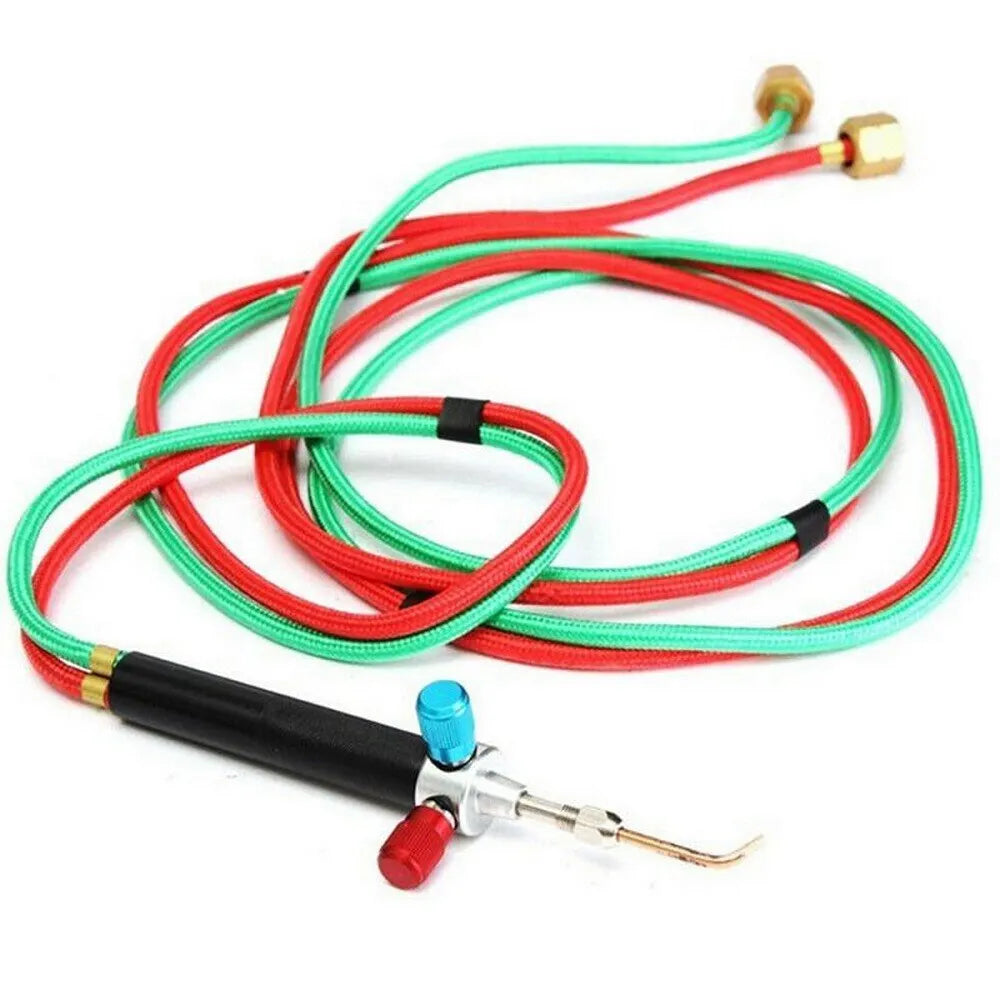 Mini Soplete Oxígeno para Fusión Gas Joyería/Platino/Acero Inoxidable (Kit Orfebrería, Soldadura Metal Acetileno/Butano)