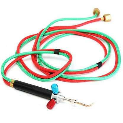 Mini Soplete Oxígeno para Fusión Gas Joyería/Platino/Acero Inoxidable (Kit Orfebrería, Soldadura Metal Acetileno/Butano)