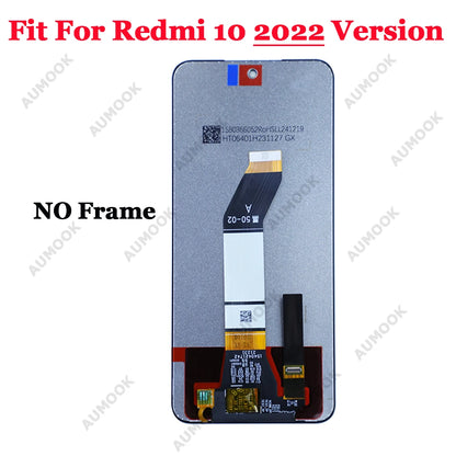 LCD For Xiaomi Redmi 10 Prime 2022 22011119TI Display for Redmi 10 2022 21121119SG Touch Screen Digitizer Assembly Replacement