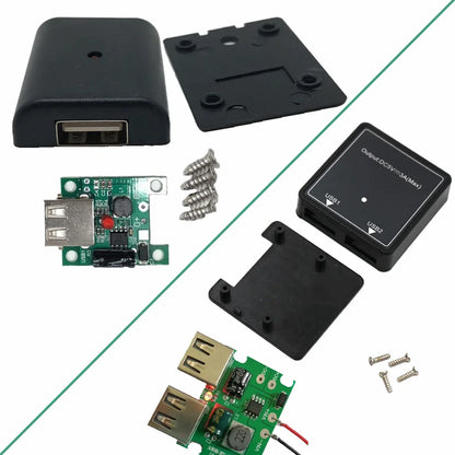 Regulador Voltaje Panel Solar Single/Dual USB 5V 2A/3A Power Controller Reconocimiento Inteligente