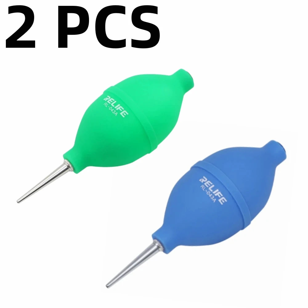 Kit Limpieza 2 en 1: Soplador Aire + Lápiz Limpiador para Polvo Teléfono/PCB/Teclado PC/Lente Cámara