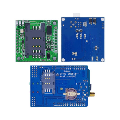 Kit Placa Módulo Transmisión Datos Inalámbrica GSM/GPRS SIM900A / SIM900 Mini V4.0 con Antena (Refurbished, C83 AEAK)